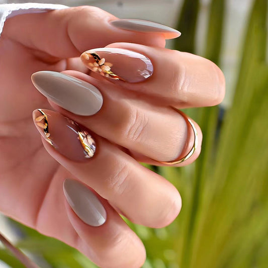 Press On Nails Kit with Glue and gel stickers Reusable Tips