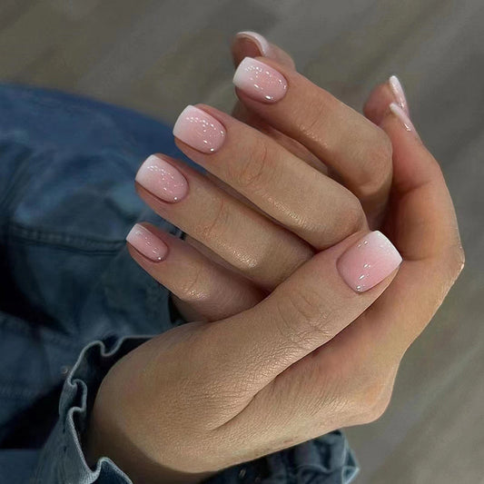 Press On Nails Kit with Glue and gel stickers Reusable Tips
